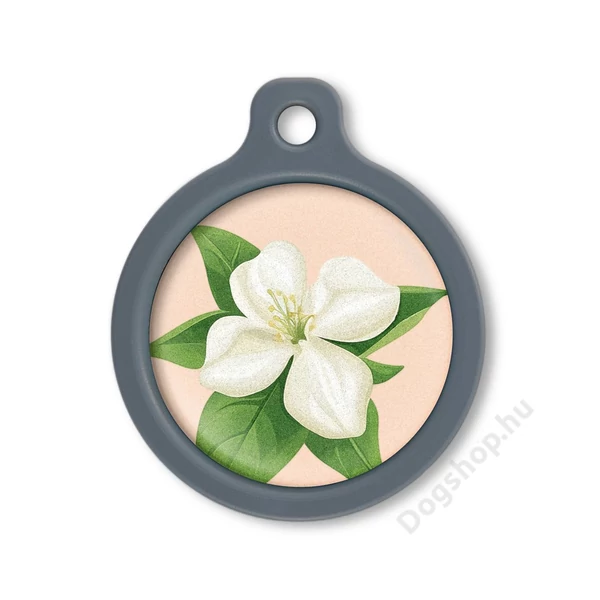 Blucky Jasmine Pastel Orange Dog Tag large