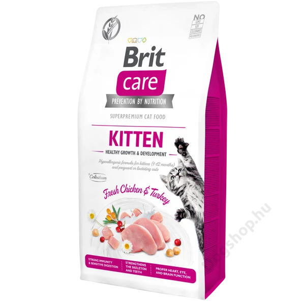 Brit Care Cat Grain Free KITTEN Chicken and Turkey 2kg