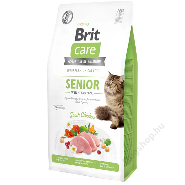 Brit Care Cat Grain Free SENIOR - WEIGHT CONTROL Chicken 0,4kg