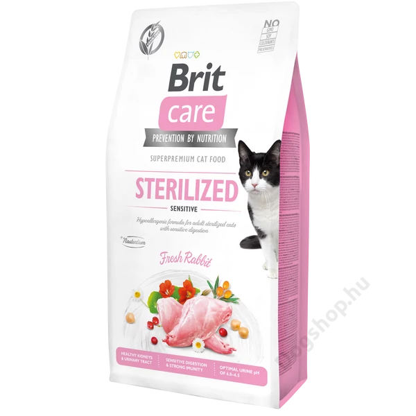 Brit Care Cat Grain Free STERILISED - SENSITIVE Rabbit 7kg