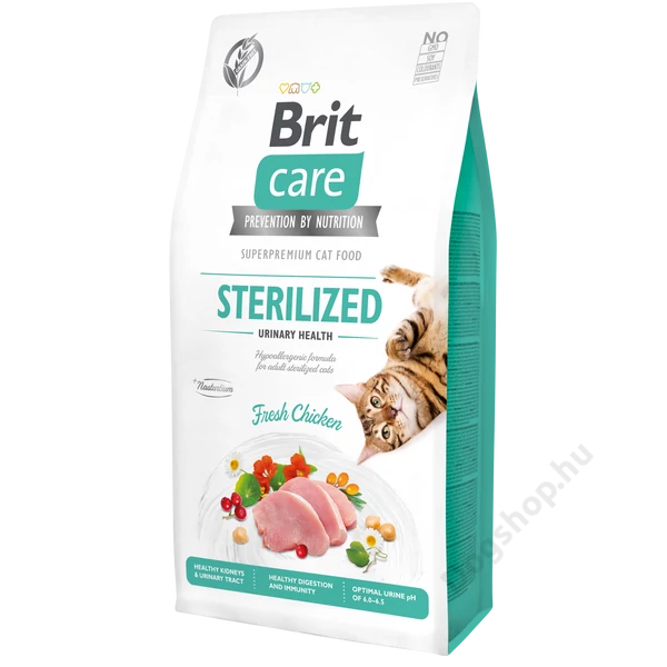 Brit Care Cat Grain Free STERILISED - URINARY HEALTH Chicken 2kg