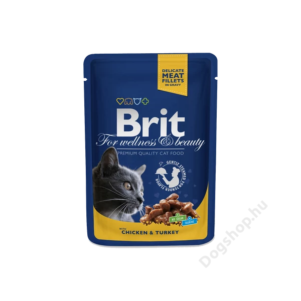Brit Premium Cat Pouches Chicken & Turkey 100 G