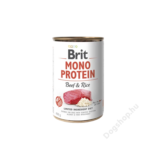 Brit Mono Protein Beef &amp; Brown Rice 400 g