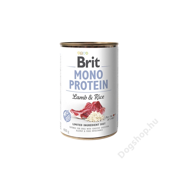 Brit Mono Protein Lamb &amp; Brown Rice 400 g
