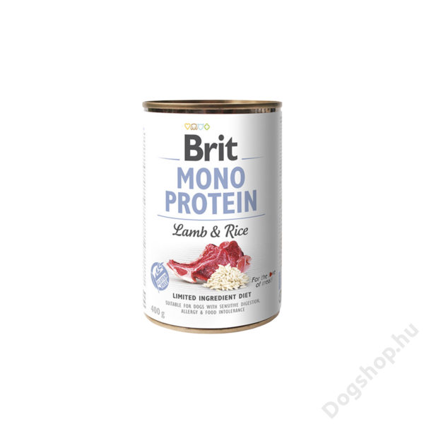 Brit Mono Protein Lamb &amp; Brown Rice 400 g