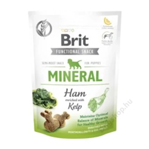 Brit Care Functional Snack Mineral Ham for Puppies (sonka, hínár) 150g Brit Care Functional Snack Mineral Ham for Puppies (sonka, hínár) 150g
