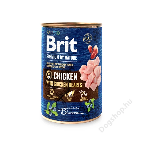 Brit Premium by Nature Paté Chicken with Hearts 800g