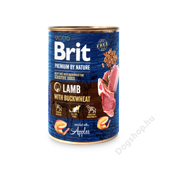 Brit Premium by Nature Paté Lamb wih Buckwheat 800g