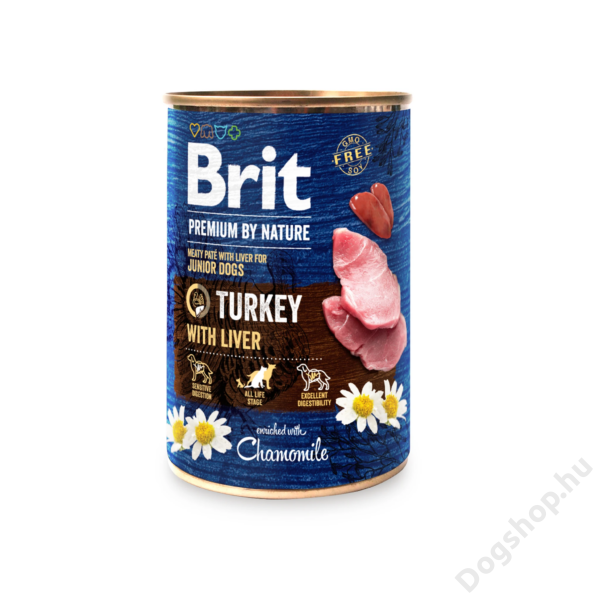 Brit Premium by Nature Paté Turkey with Liver 800g