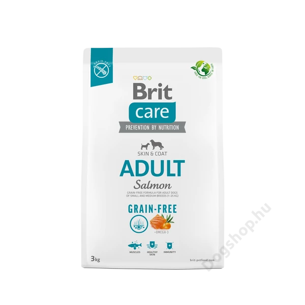 Brit Care Dog Grain-free Salmon Adult 3 kg Brit Care Dog Grain-free Salmon Adult 3 kg
