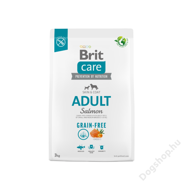 Brit Care Dog Grain-free Salmon Adult 3 kg