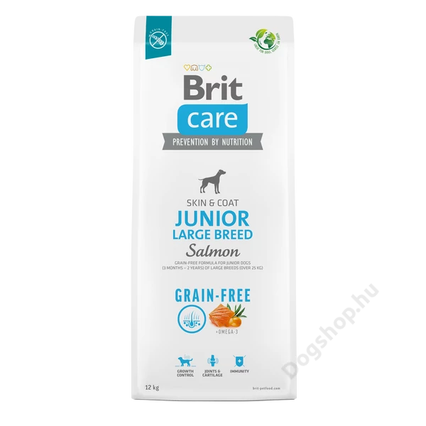 Brit Care Dog Grain-free Salmon Junior Large Breed 12 kg