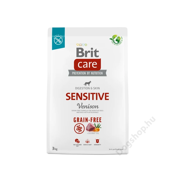 Brit Care Dog Grain-free Venison Sensitive 3 kg Brit Care Dog Grain-free Venison Sensitive 3 kg