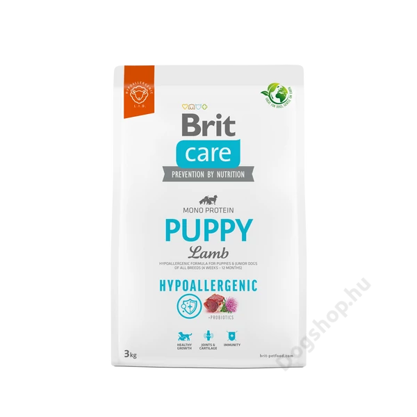 Brit Care Dog Hypoallergenic Lamb Puppy 3 kg