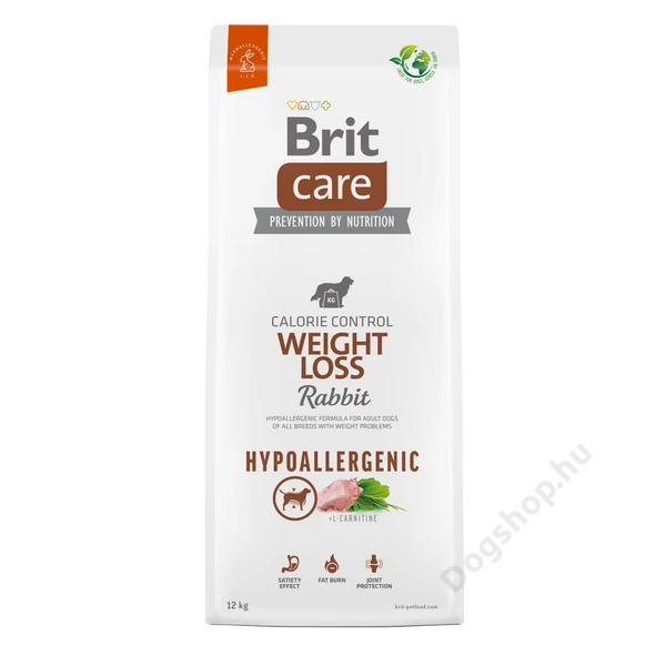 Brit Care Dog Hypoallergenic Rabbit Weight Loss 12 kg Brit Care Dog Hypoallergenic Rabbit Weight Loss 12 kg