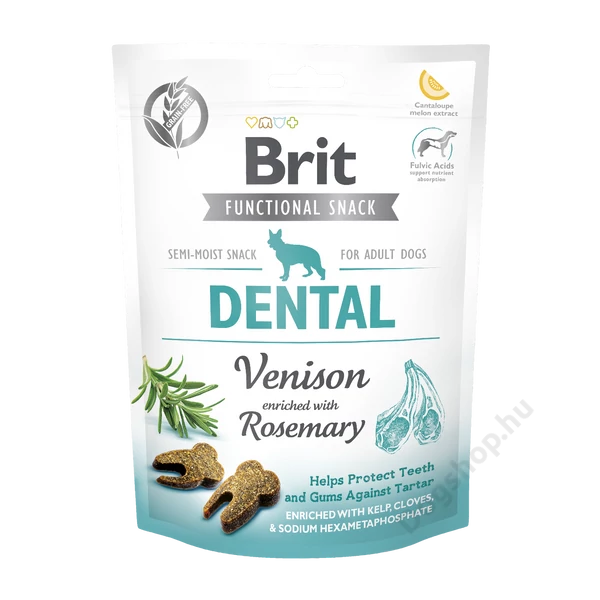 Brit Care Functional Snack Dental Venison (szarvas, rozmaring) 150g