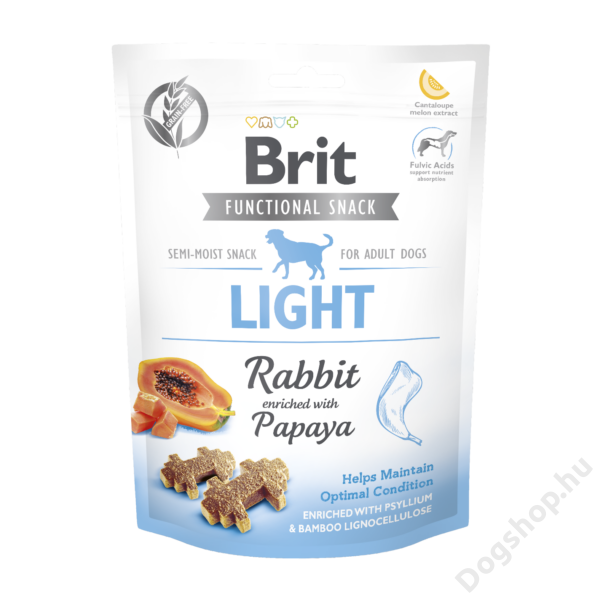 Brit Care Functional Snack Light Rabbit (nyúl papaja) 150g