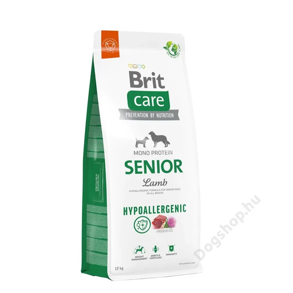 Brit Care Hipoallergén SENIOR Lamb & Rice 12kg