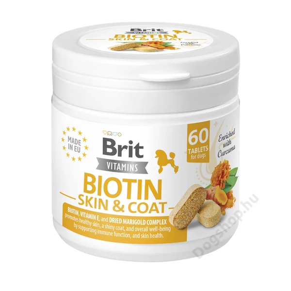 Brit Vitamins Biotin Skin&Coat 120g