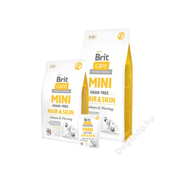 Brit Care Mini Grain Free Hair&Skin Salmon & Herring 0,4 kg Brit Care Mini Grain Free Hair&Skin Salmon & Herring 0,4 kg