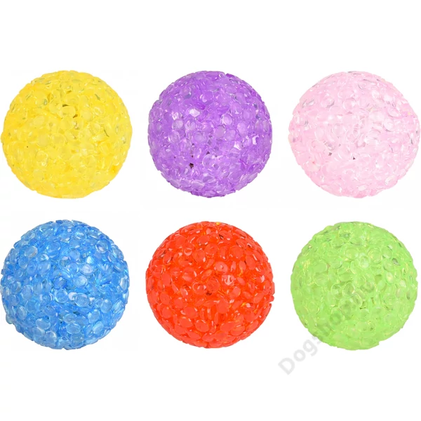 FLAMINGO MACSKA JÁTÉK LABDA GLITTER 4CM