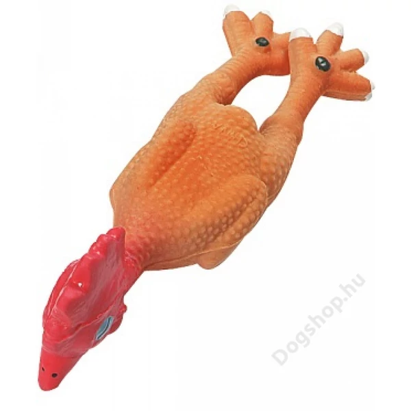 Flamingo játék latex csirke mini 13 cm