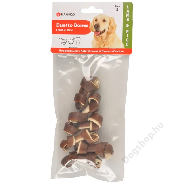 Flamingo snack duo csomó lamb 6db/6 cm