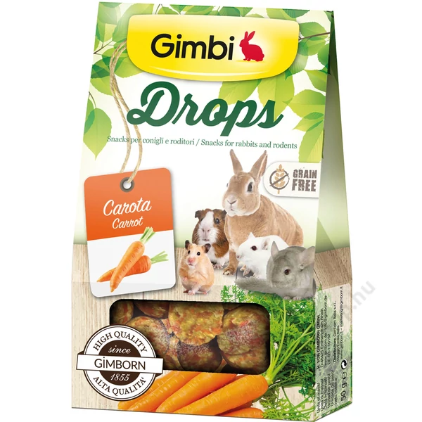 Gimborn Gimbi SNACK DROPS RÉPÁVAL 50G
