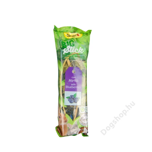 Gimborn Gimbi SNACK BIG STICK ÁFONYÁVAL 2X70 G Gimborn Gimbi SNACK BIG STICK ÁFONYÁVAL 2X70 G