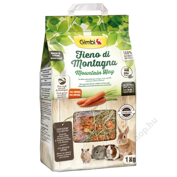 Gimborn Gimbi SZÉNA HEGYI RÉTI + RÉPA 1KG