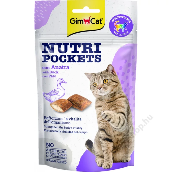 Gimborn Gimcat SNACK NUTRIPOCKETS KACSA 60G