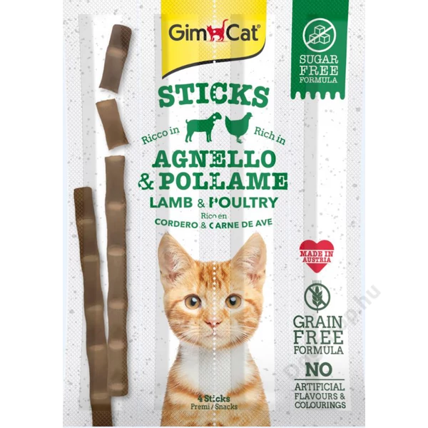 Gimborn Gimcat SNACK STICK BÁRÁNY&BAROMFI 4DB 20G Gimborn Gimcat SNACK STICK BÁRÁNY&BAROMFI 4DB 20G
