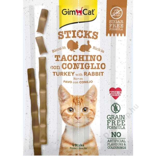 Gimborn Gimcat SNACK STICK PULYKA&NYÚL 4DB 20G Gimborn Gimcat SNACK STICK PULYKA&NYÚL 4DB 20G