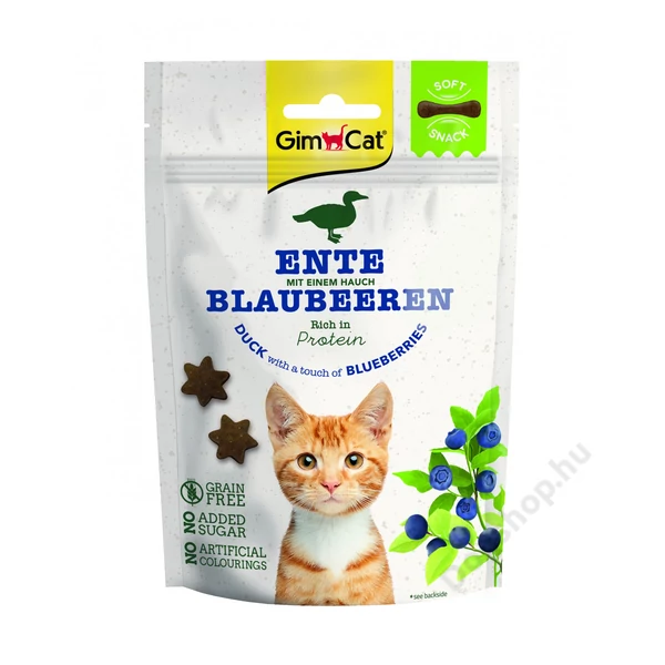 Gimborn Gimcat SNACK PUHA KACSA ÁFONYÁVAL 60 G