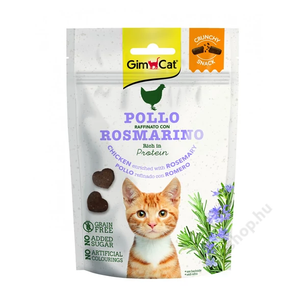 Gimborn Gimcat SNACK ROPOGÓS CSIRKE ROZMARINGGAL 50 G