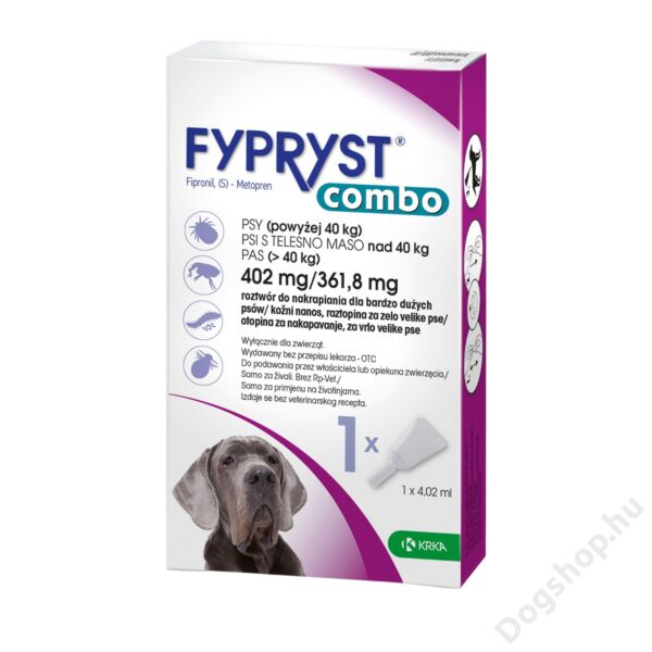 Fypryst Combo kutyának XL 40+ kg 1x