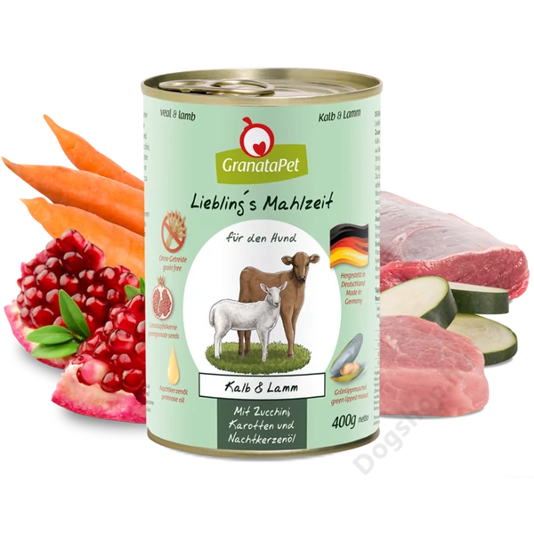 GranataPet Liebling´s Mahlzeit borjú és bárány konzerv 400 g 6db