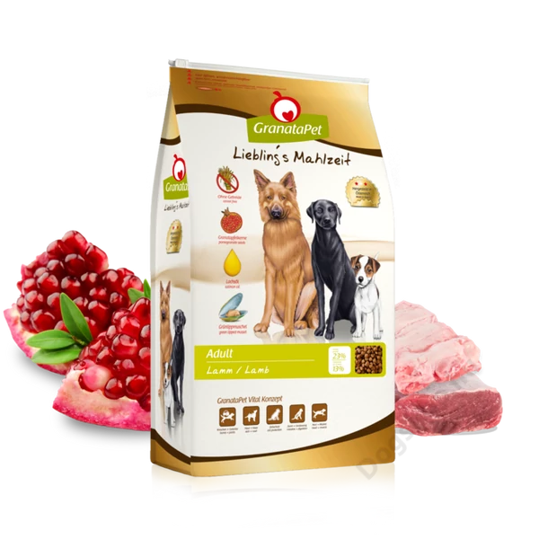 GranataPet Liebling's Mahlzeit bárány felnőtt kutyatáp 1,8 kg