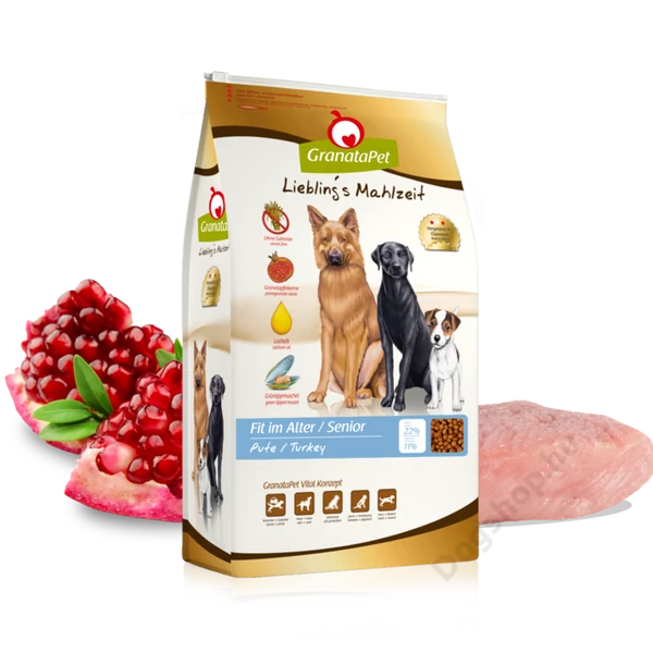 GranataPet Liebling's Mahlzeit pulyka senior kutyatáp 10 kg 2db