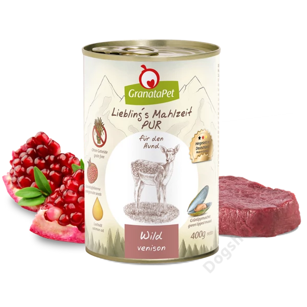 GranataPet Liebling´s Mahlzeit vad PUR konzerv 400 g GranataPet Liebling´s Mahlzeit vad PUR konzerv 400 g