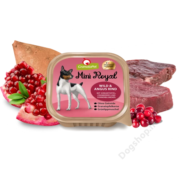 GranataPet Mini Royal Adult - Vad & Angus Marha 150 g 11db GranataPet Mini Royal Adult - Vad & Angus Marha 150 g 11db