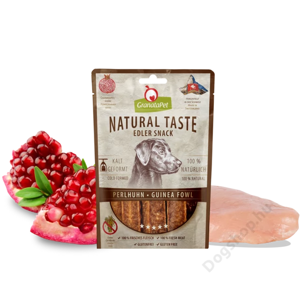 GranataPet Natural Taste Edler Snack Perlhuhn 90g (gyöngytyúk) 10db