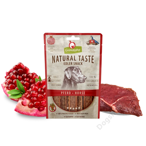GranataPet Natural Taste Edler Snack Pferd 90g (ló)