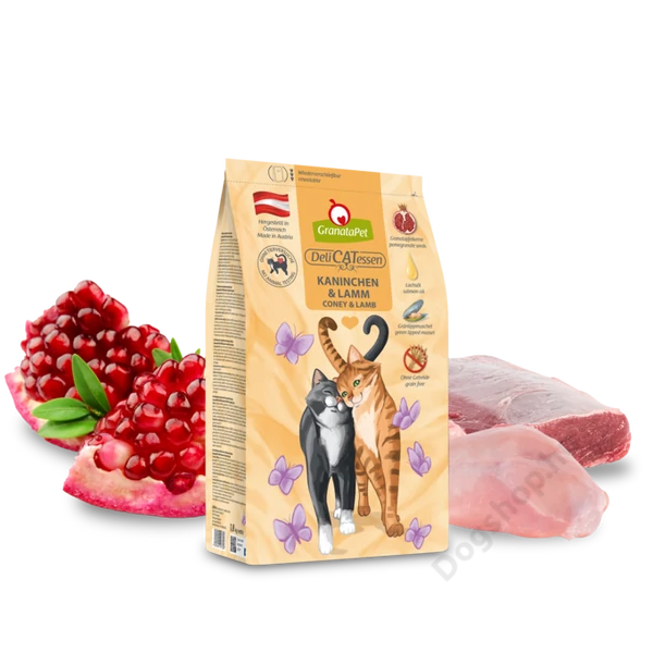 GranataPet DeliCatessen száraztáp nyúl és bárány Adult 300 g