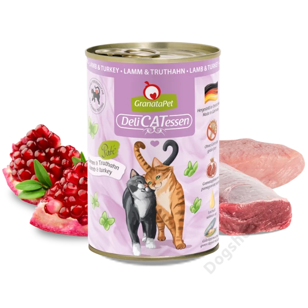 GranataPet Delicatessen konzerv bárány és pulyka 400g 6db