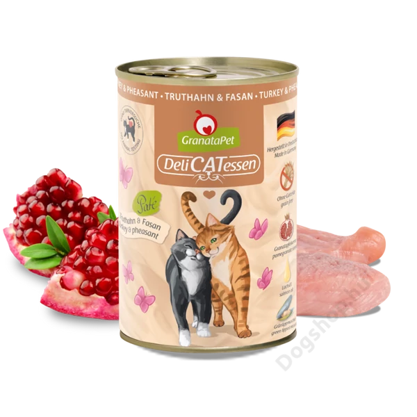 GranataPet Delicatessen konzerv pulyka és fácán 400 g 6db