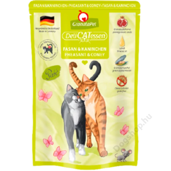 GranataPet Delicatessen Pouch fácán és nyúl 85g 6db