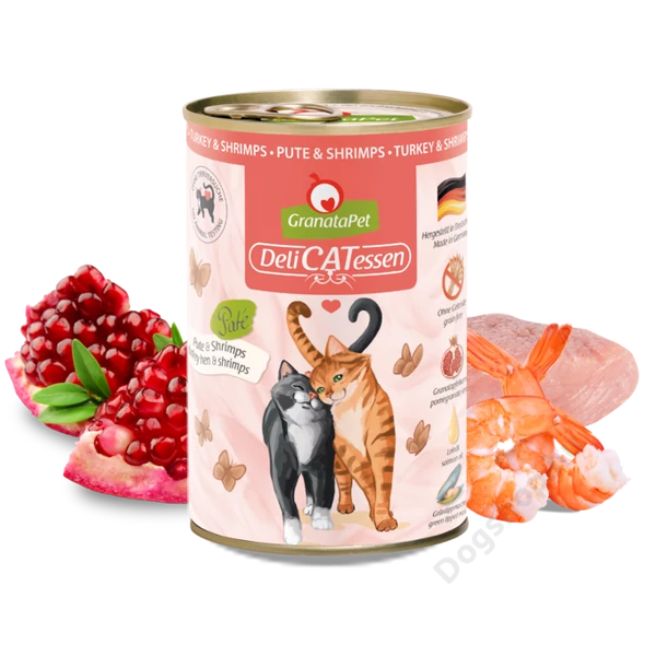 GranataPet Delicatessen Pouch pulyka & garnélarák 85g 6db