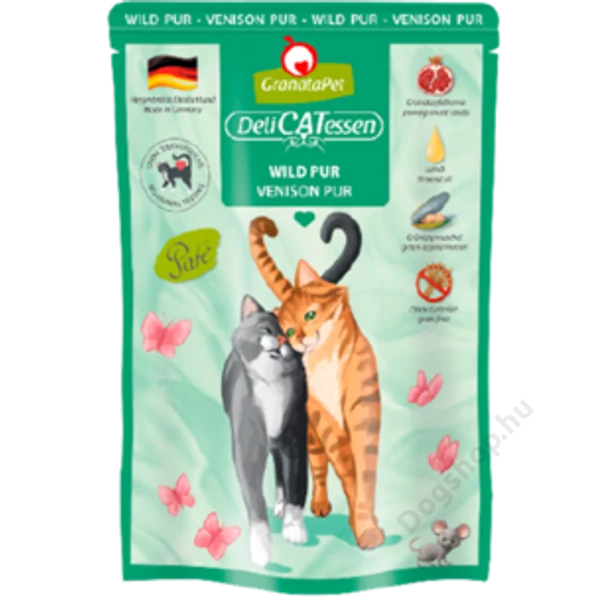 GranataPet Delicatessen Pouch Wild PUR 85g GranataPet Delicatessen Pouch Wild PUR 85g