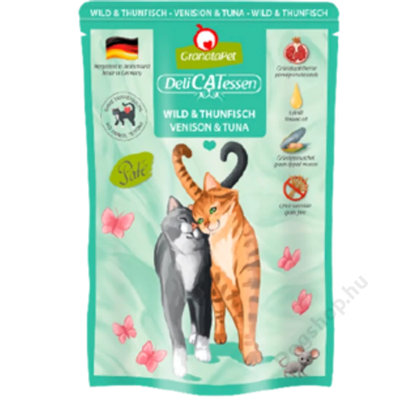 GranataPet Delicatessen Pouch vad & tonhal 85g 6db